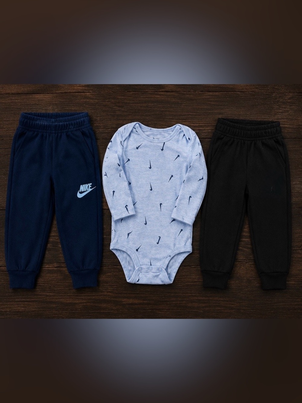 Nike & Carter’s Baby Boy 3-Piece Jogger & Bodysuit Bundle 18M    🌿 3/$20 🌿
